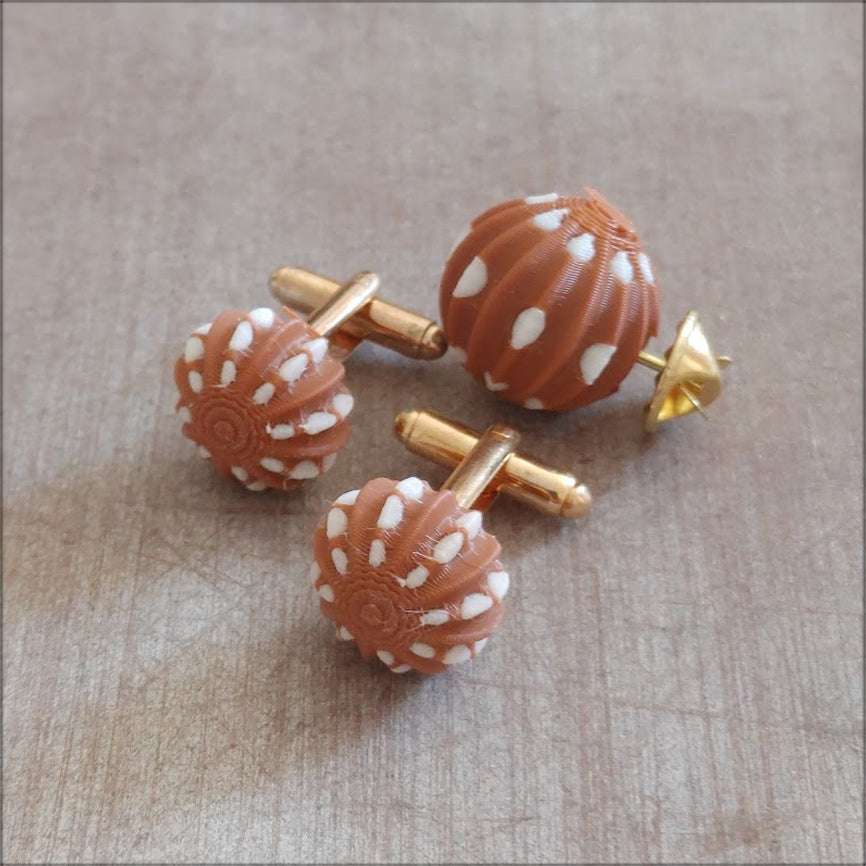 JUEGO PIN Y GEMELOS DE FAROLILLO