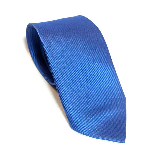 CORBATA LISA AZUL AZAFATA