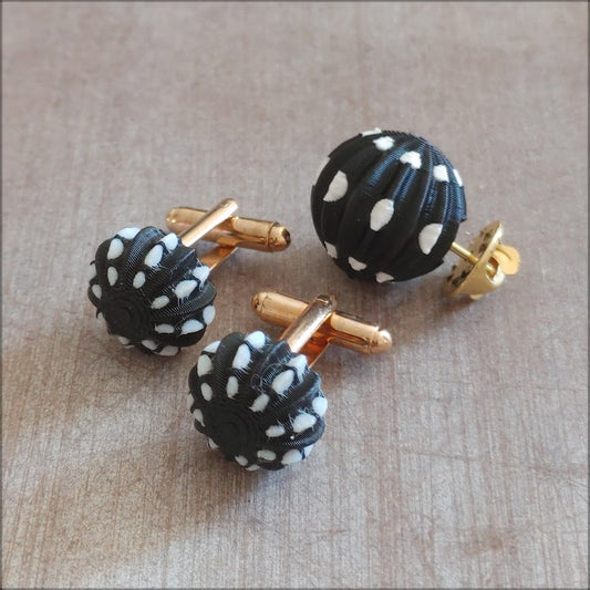 JUEGO PIN Y GEMELOS DE FAROLILLO