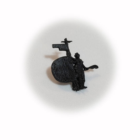 PIN GIRALDILLO NEGRO