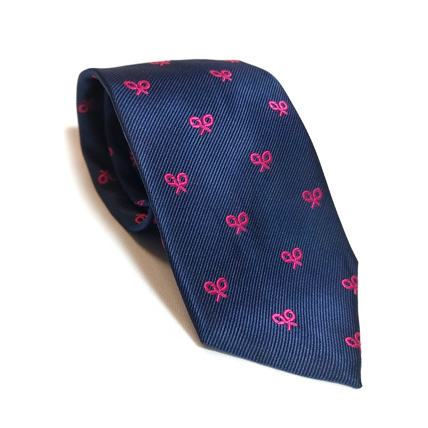 CORBATA RAQUETAS SILBON
