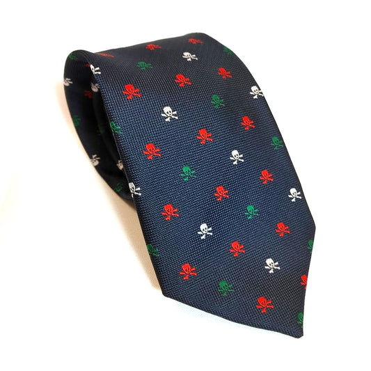 CORBATA CALAVERA DE COLORES