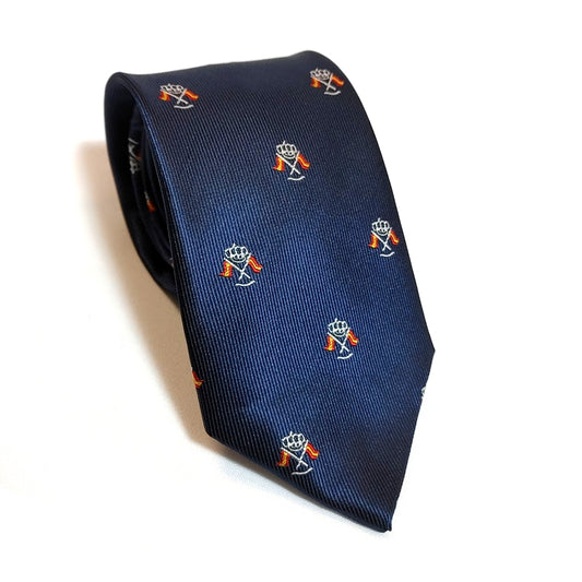 CORBATA CORONA Y BANDERA ESPAÑOLA
