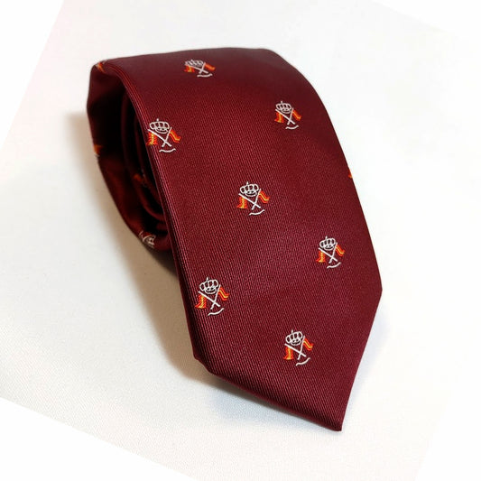 CORBATA CORONA Y BANDERA ESPAÑOLA